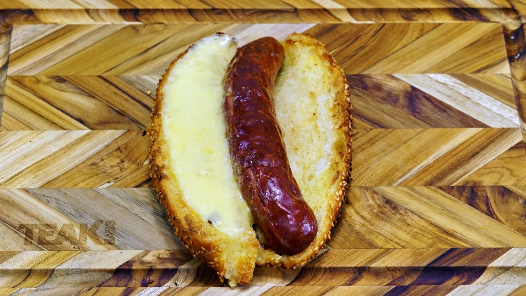 Democracy sausage (Cheese Kransky)