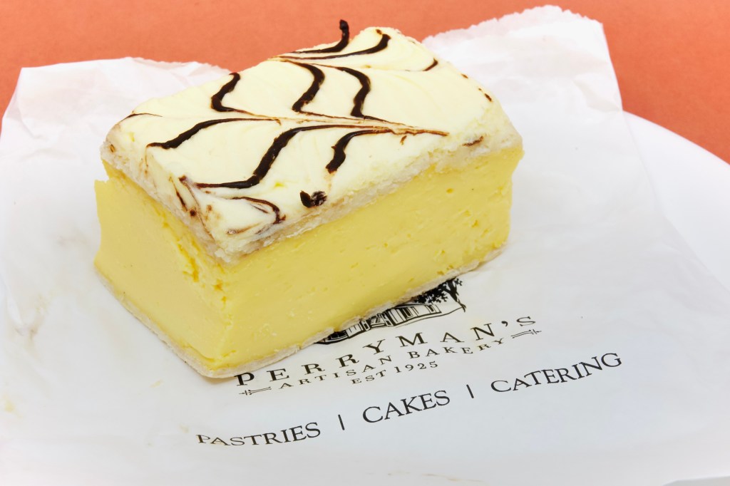 Perryman's Bakery vanilla slice