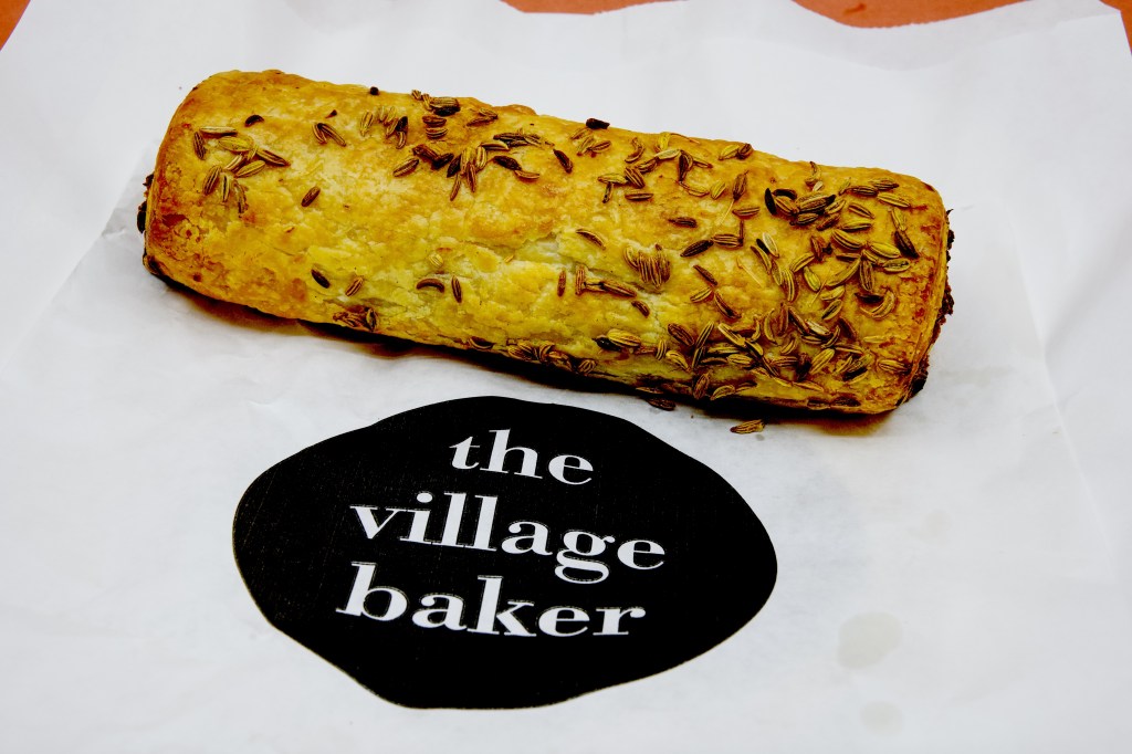 Pork and fennel sausage roll from The Village Baker