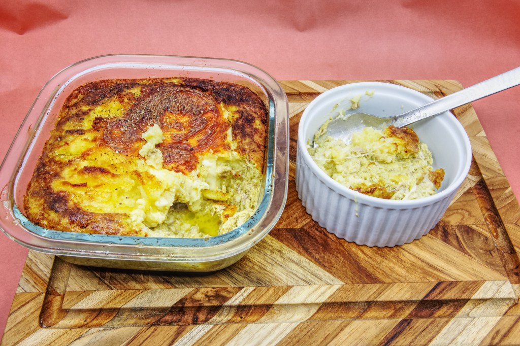 Tuna asparagus bake