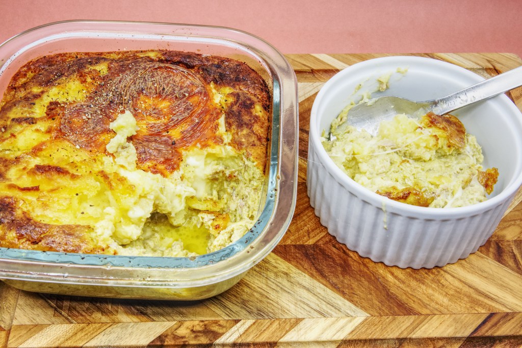 Tuna asparagus bake