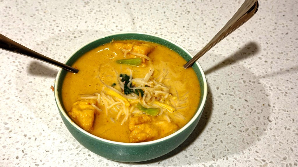 Duck laksa from the Asian Noodle House in Woden